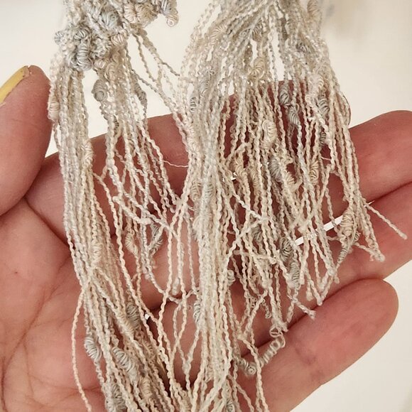 Crochet Open Knit Sleeveless Fringe Duster Cardigan Vest Summer Boho Hippie Cute - Picture 6 of 9